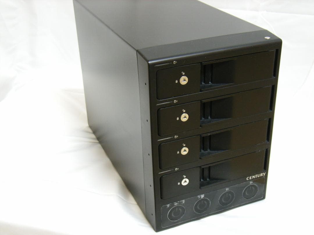 センチュリー　独立電源スイッチ　裸族のカプセルホテル Ver.2　HDD4台