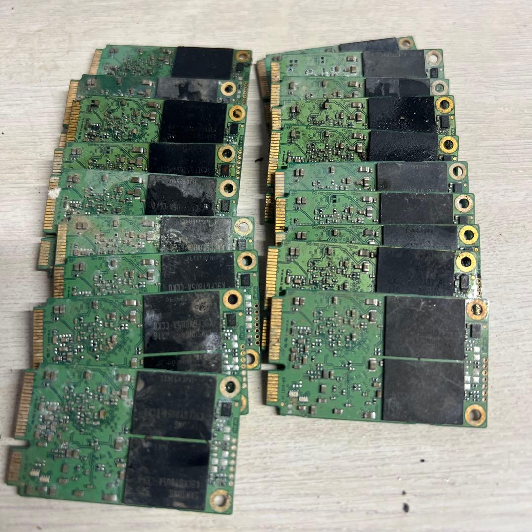 mSATA SSD 128GB サムスン製19枚セットジャンク品