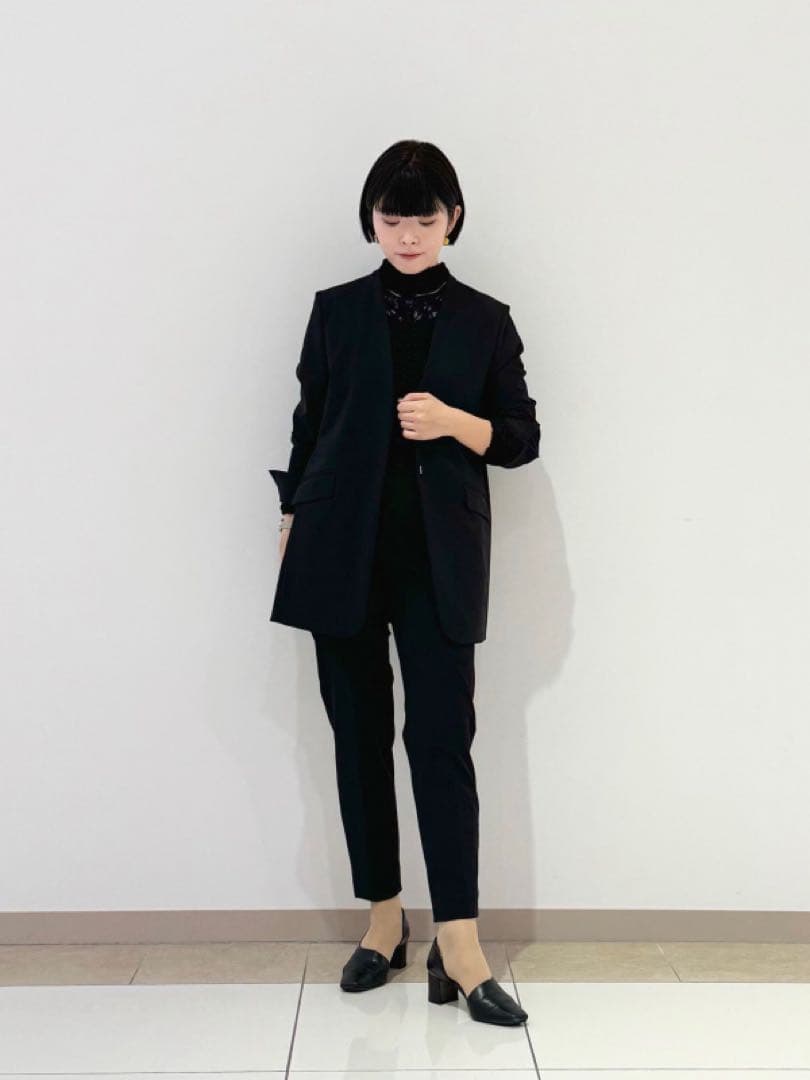 プラステ ハイストレッチトリコット セットアップ ブラック XS - メルカリ