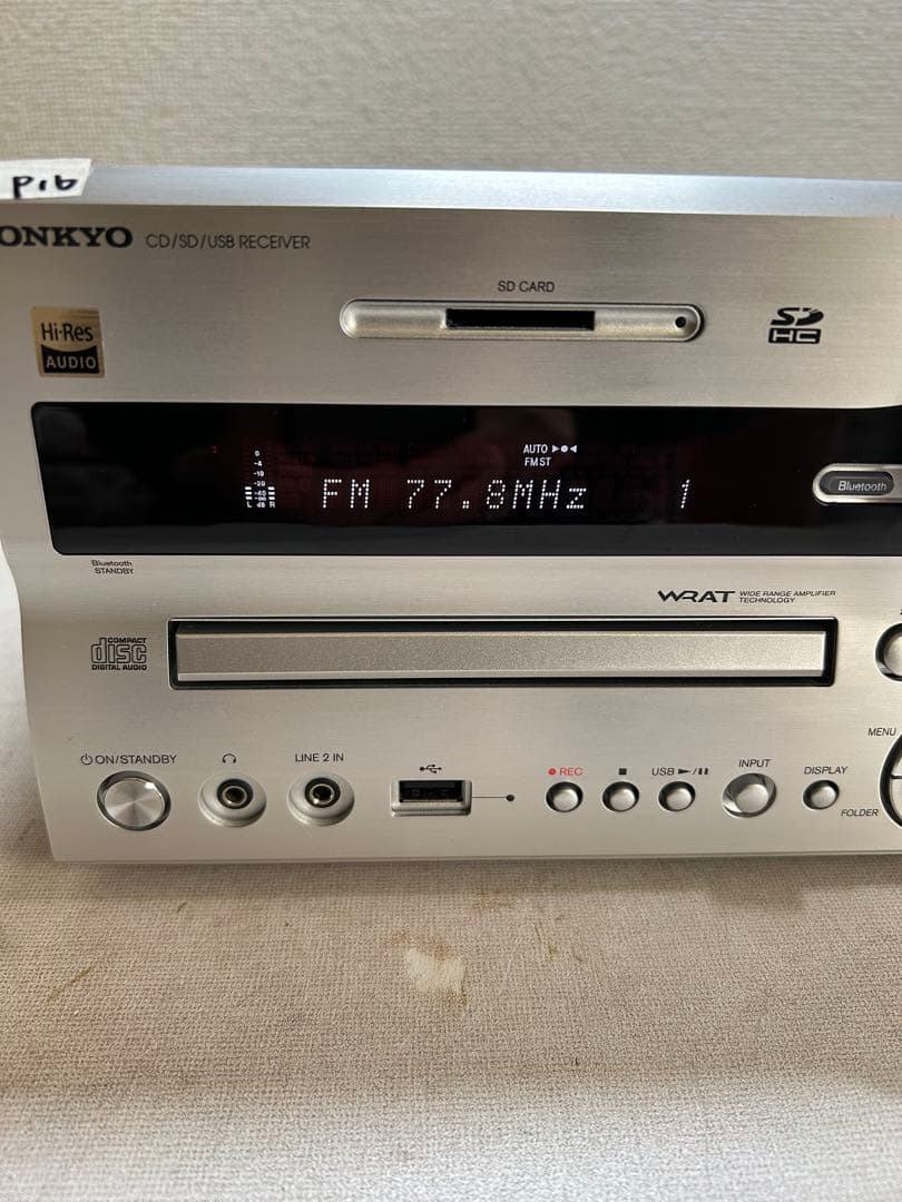 P16 整備ONKYO NFR-9TX ハイレゾ CD/SD/USBレシーバー