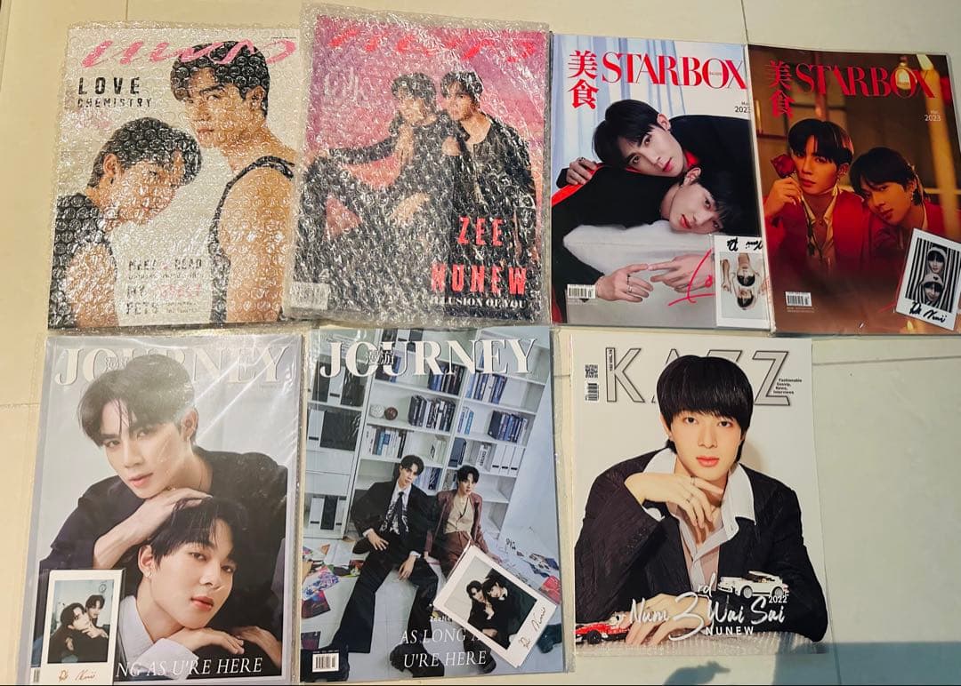 ZeeNunew タイ+中国雑誌セット13冊 中国雑誌 その他 娯楽・エンタメ 『LIIO 2025年C版2冊セット（上村謙信