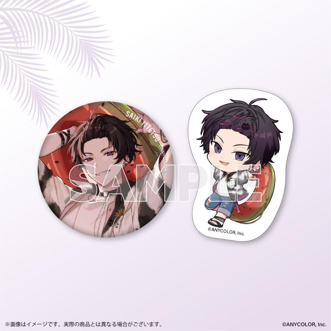 にじさんじ佐伯イッテツ海の家缶バッジ - メルカリ