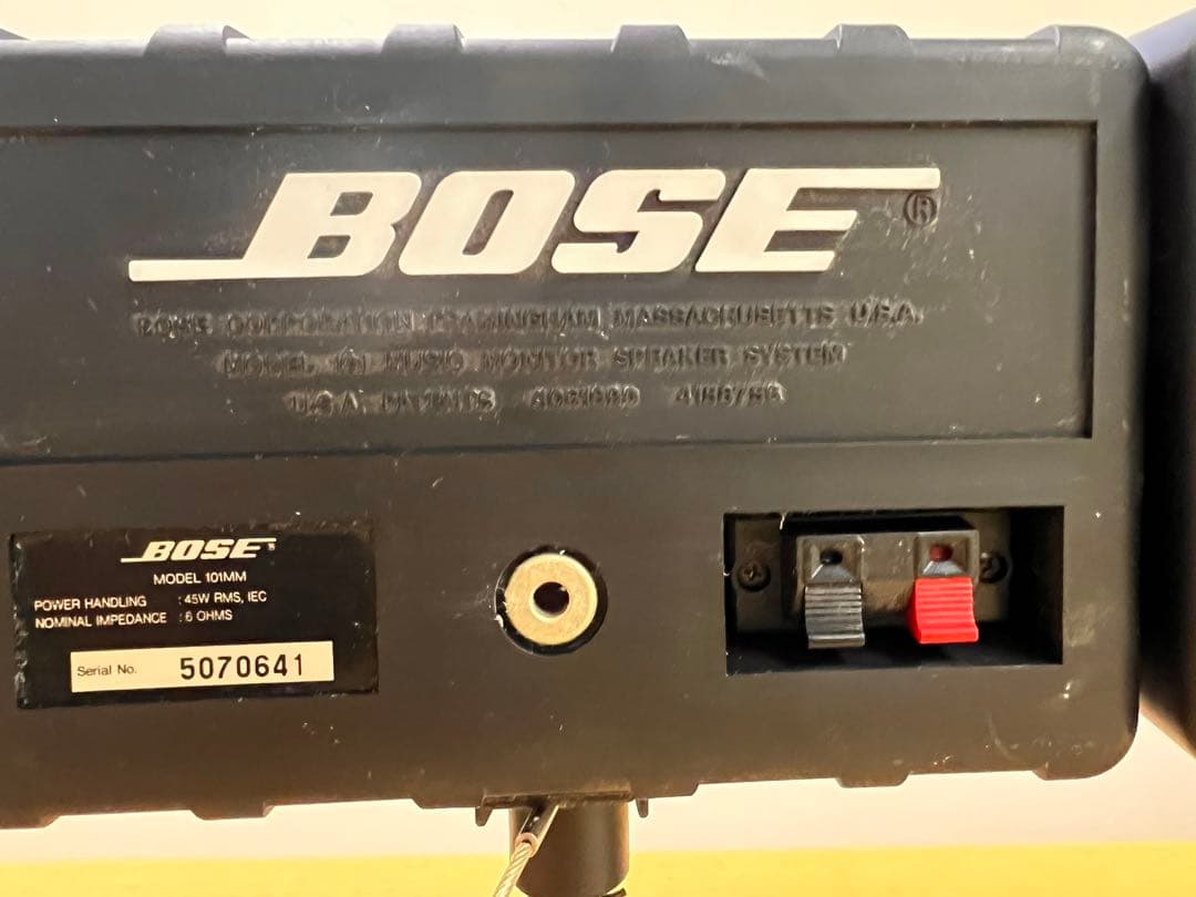 Bose ボーズ スピーカー101MM 4個セット 天吊り用ブラケット付き