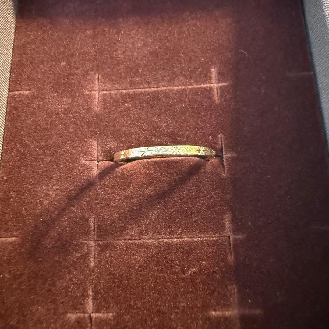 SUZU様 K10 クレール リング 彫刻模様付き - アクセサリーファッション