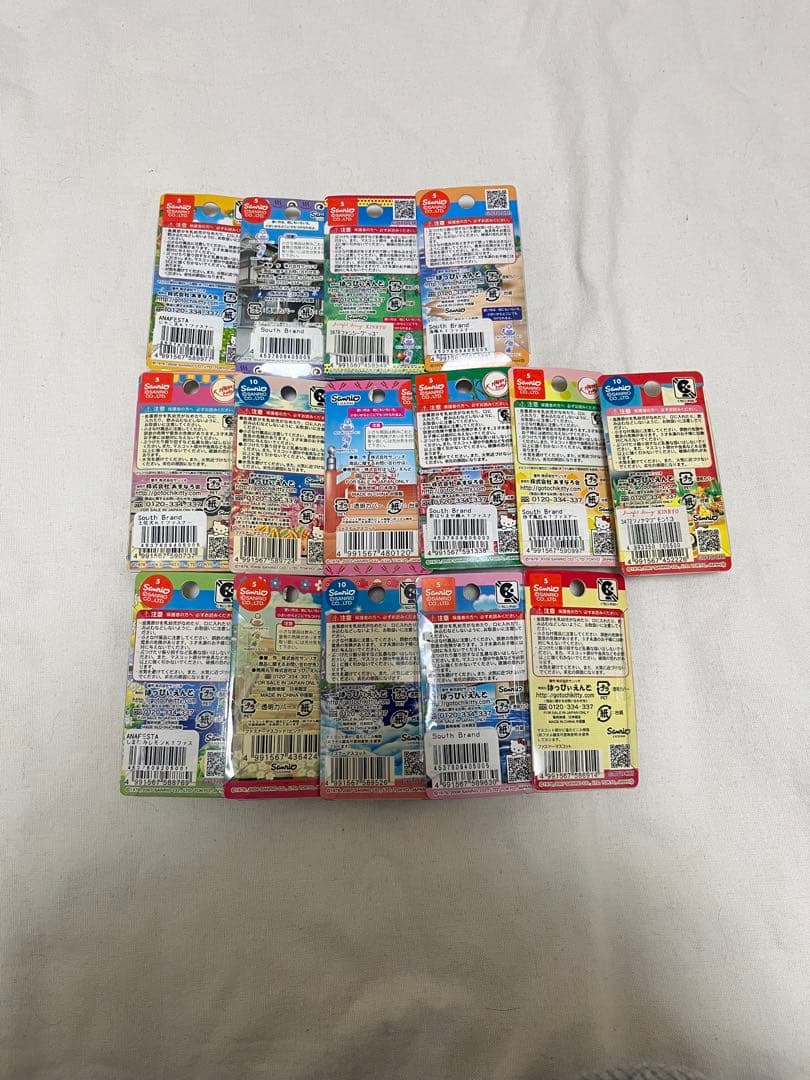 ハローキティ ファスナーマスコット 四国15個セット