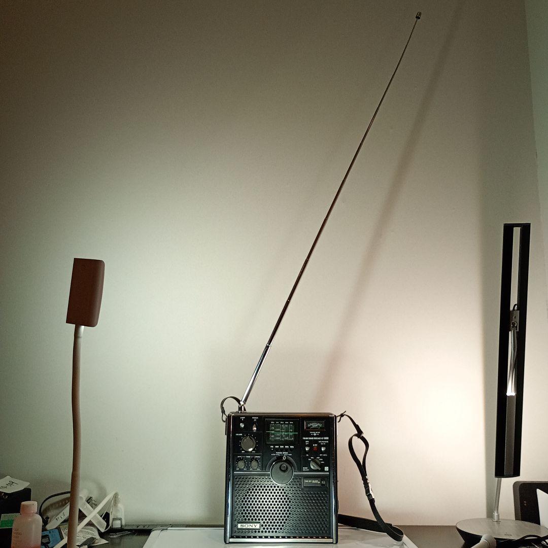 SONY BCLラジオ スカイセンサー 5800 動作品。ACアダプター付き