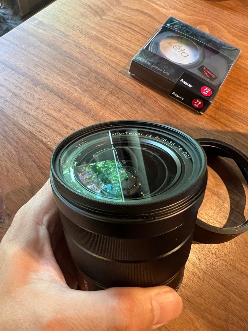 ソニーSONY FE16-35mm F4+レンズプロテクター付き