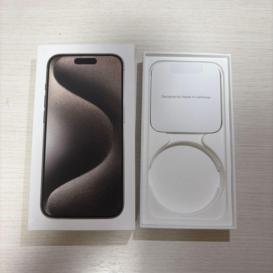 【超美品】修理歴無し/Apple iPhone15Pro 256GB
