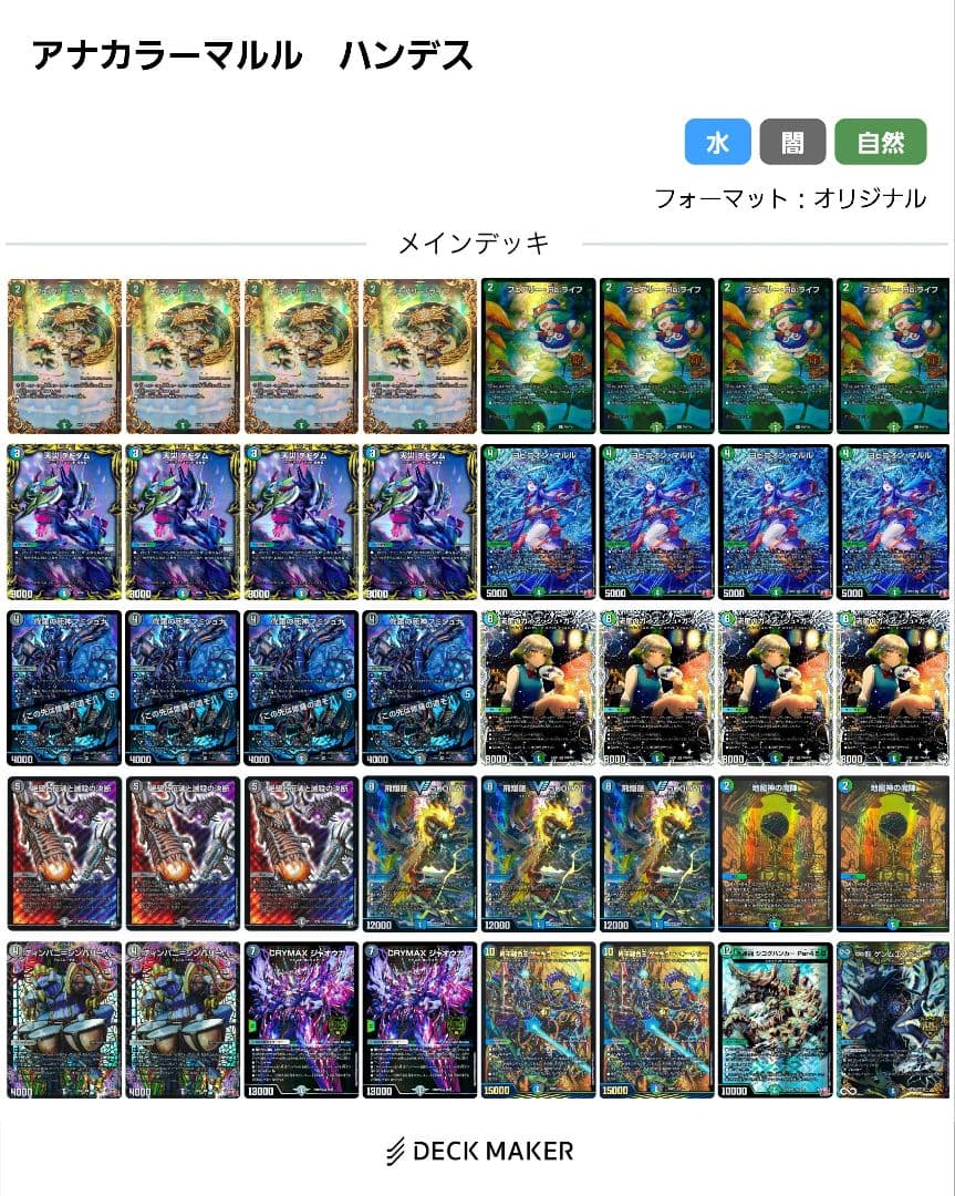 アナカラーマルル デッキ 微高レート 調整パーツ付き