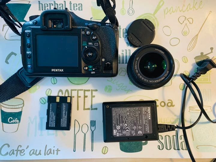 pentax k20 + 18-55mmレンズ（クラシック）
