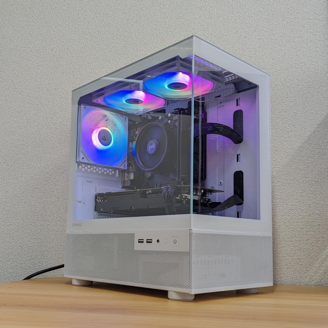 【即納激安ホワイトモデル】RTX3060搭載ゲーミングPCフルセット✨R7