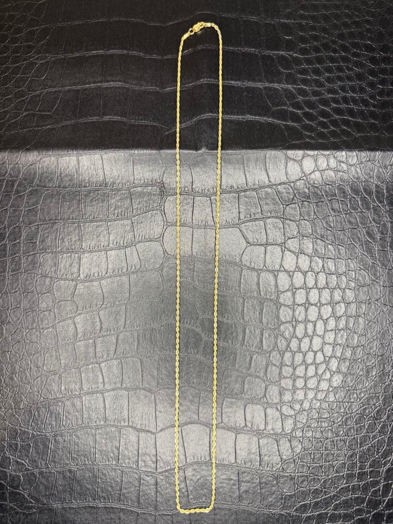 10K ロープネックレス 56cm 1.5mm