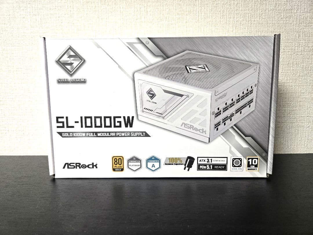 ASRock Steel Legend SL-1000GW 1000W電源 白色 ASRock > SL-1000GW