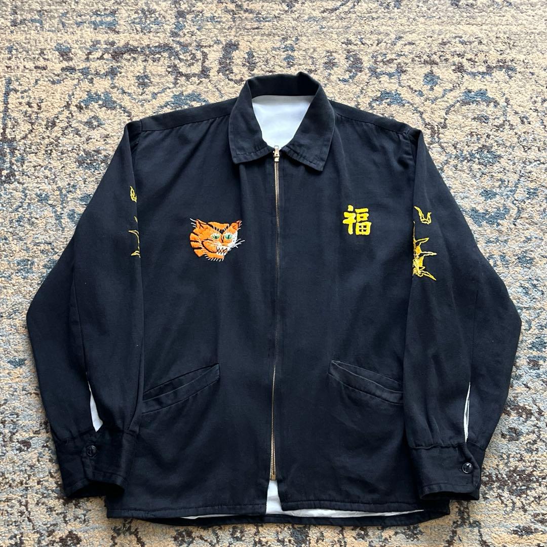 60s ベトジャン スーベニアジャケット 刺繍 ヴィンテージ オリジナル