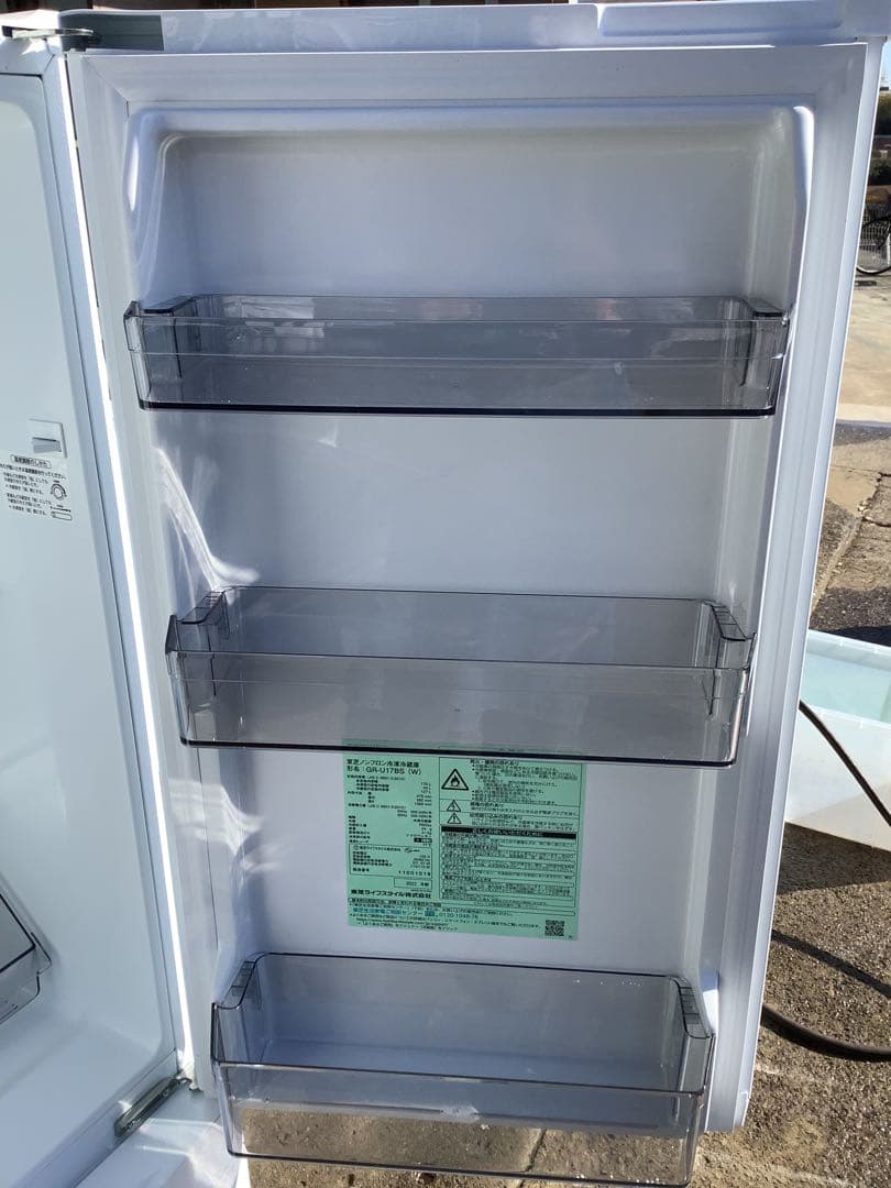 東芝 2ドア冷凍冷蔵庫 GR-U17BS 170L 2022年製