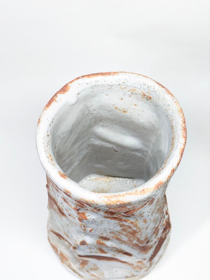 加藤豊久(土代久) 作 志野 花入 高さ約26.5cm - メルカリ