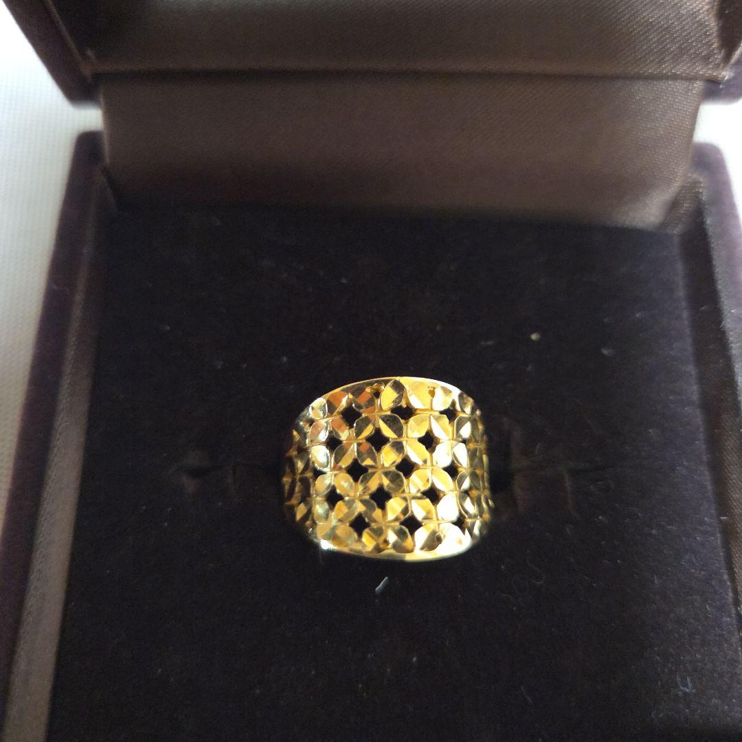 GSTV イタリアンジュエリーK18YGリング総量4g ミリオリーニ - メルカリ