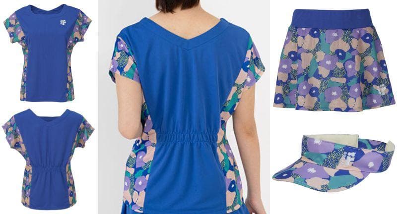 お値下げ！新品ローチェ2025SS　ゲームシャツ＆スコート＆バイザーセット　XL ウインザーオンラインショップ【SALE】ローチェ ゲームシャツ