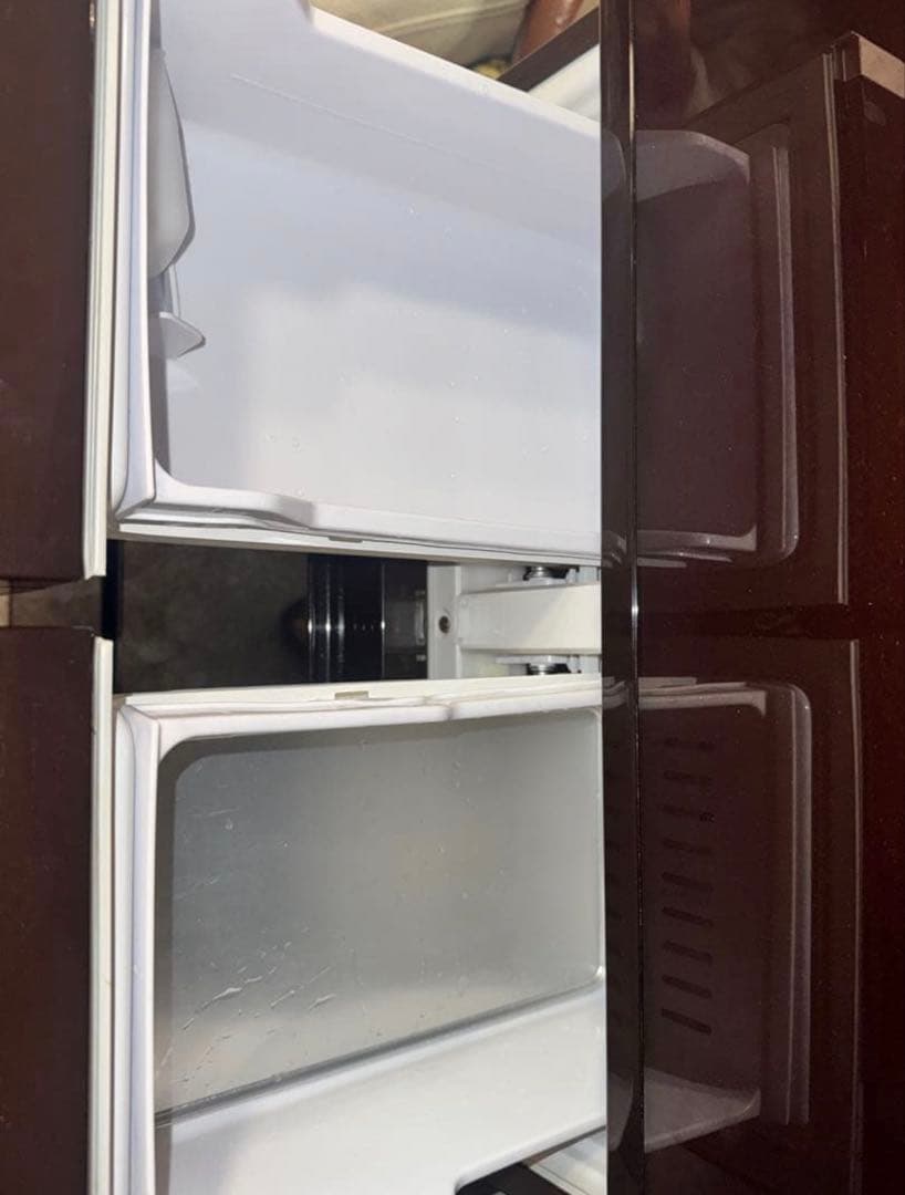 冷蔵庫 401L 冷凍庫 タッチパネル 真空チルド ガラストップ 自動製氷機