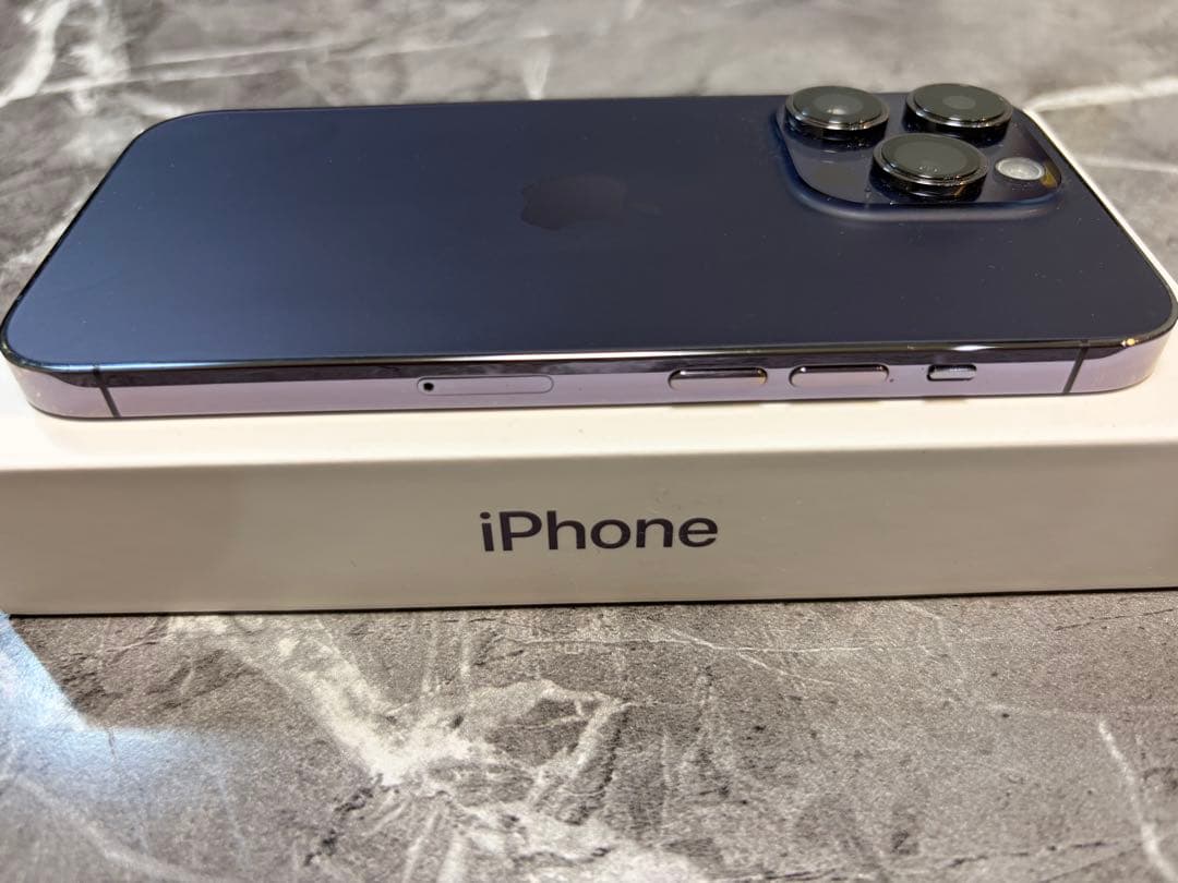 iPhone14 Pro128GB ディープパープル本体SIMフリー+箱＋付属品