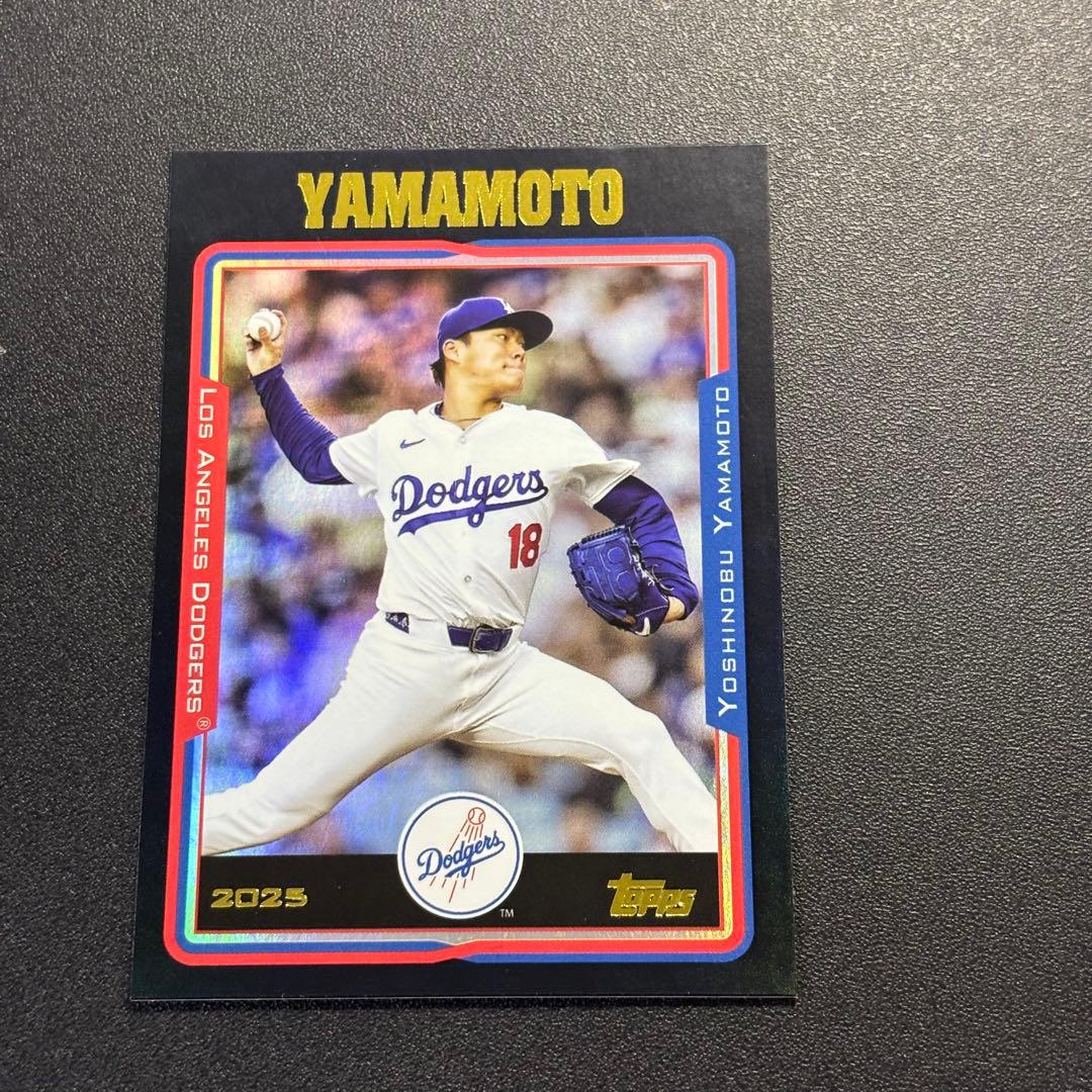 山本由伸 2025 Topps Archives BLACK FOIL パラレル - メルカリ