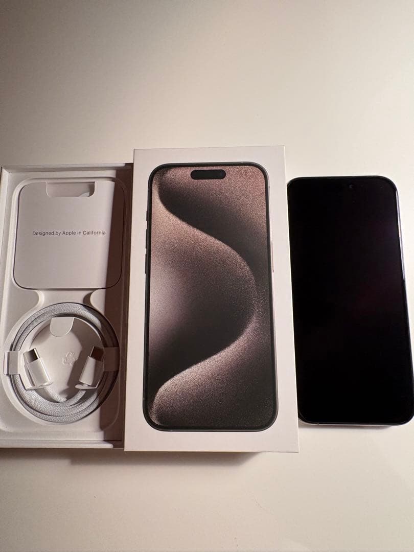 iPhone 15 Pro 128GB ナチュラルチタニウム 本体 iPhone 15 Pro 128GB - ナチュラルチタニウム（SIMフリー）[整備済製品