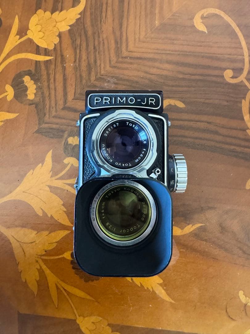 【希少・完動品】PRIMO-JR 二眼レフカメラ　東京光学　127フィルム付