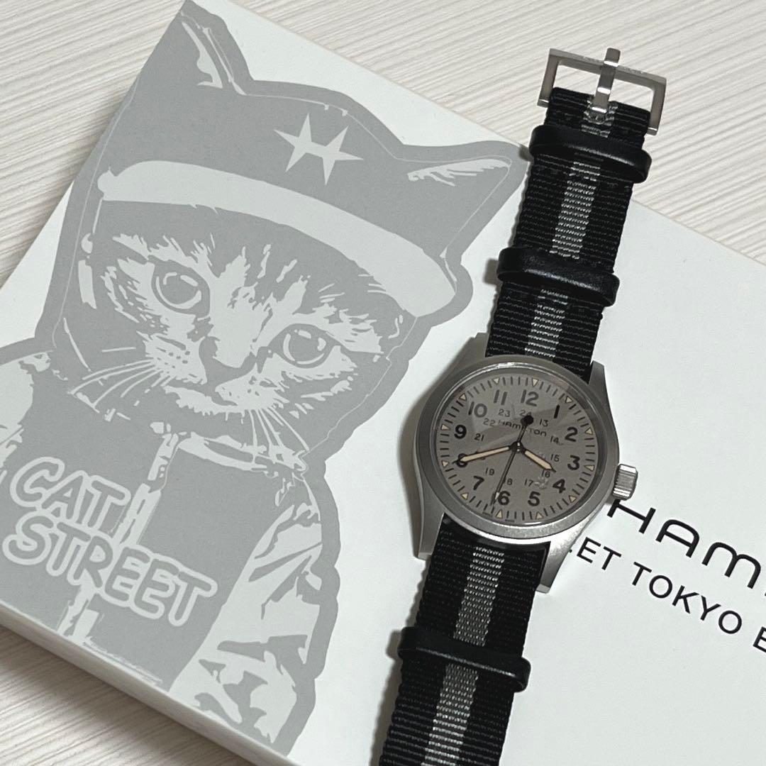 ハミルトン キャットストリート カーキ フィールド メカニカル 限定
