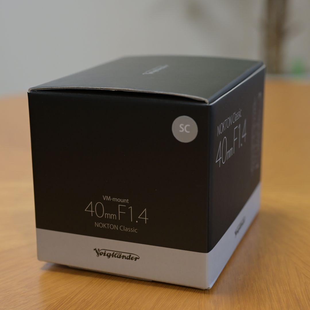 美品 NOKTON Classic 40mm F1.4 SC レンズフィルター付