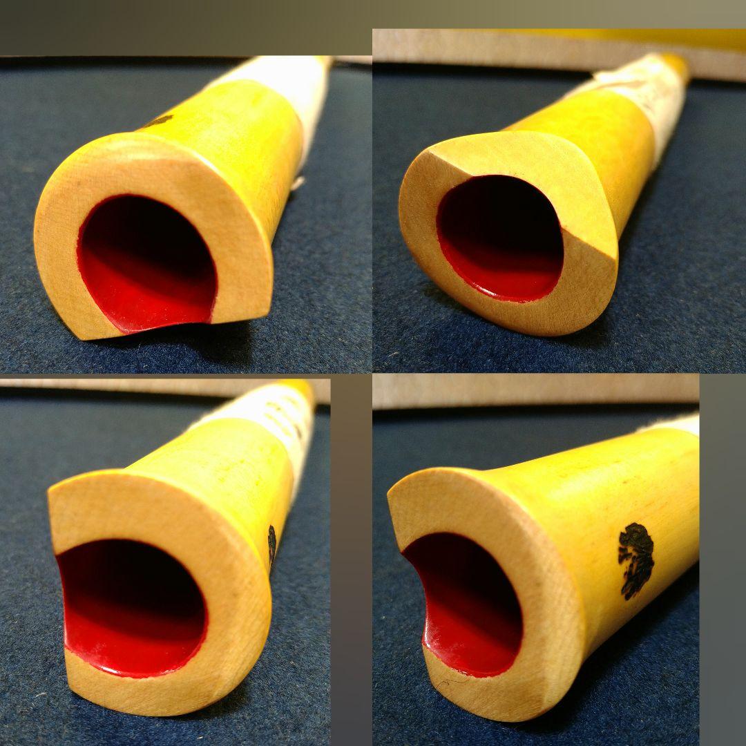 AH59 尺八みさと 完全正律官 尺八寸官 楓 山川直春監修胡蝶 紙箱歌口カバー