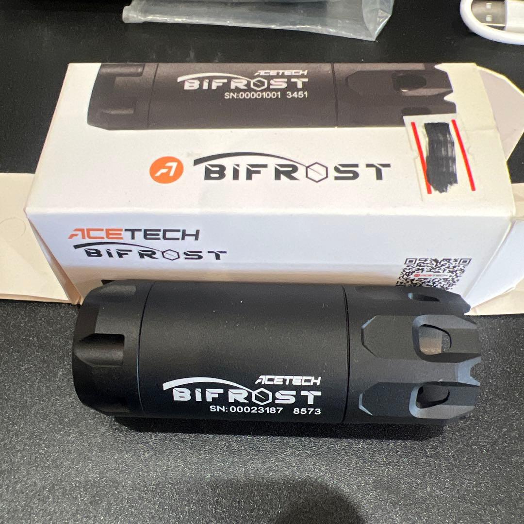 ACETECH RGB トレーサー ユニット バイフロスト14mm 標準ブラック ACETECH Bifrost バイフロスト レインボートレーサーユニット (14mm逆