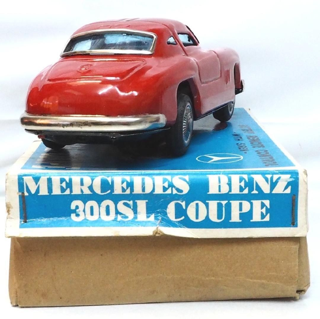 やのまん【メルセデスベンツ300SL赤リモコン欠】tinブリキtoy car箱付