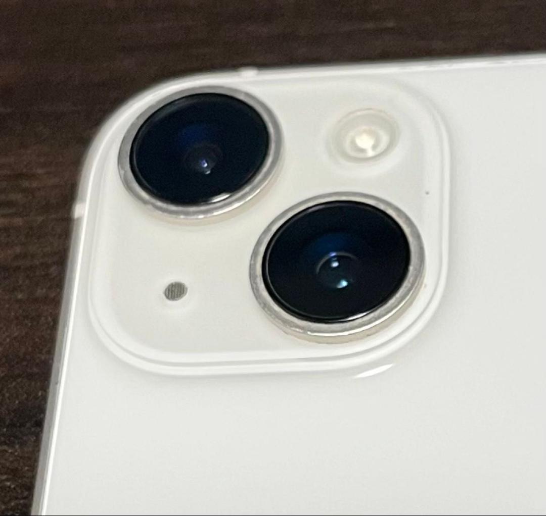 iPhone 14 128GB ホワイト バッテリー100%.