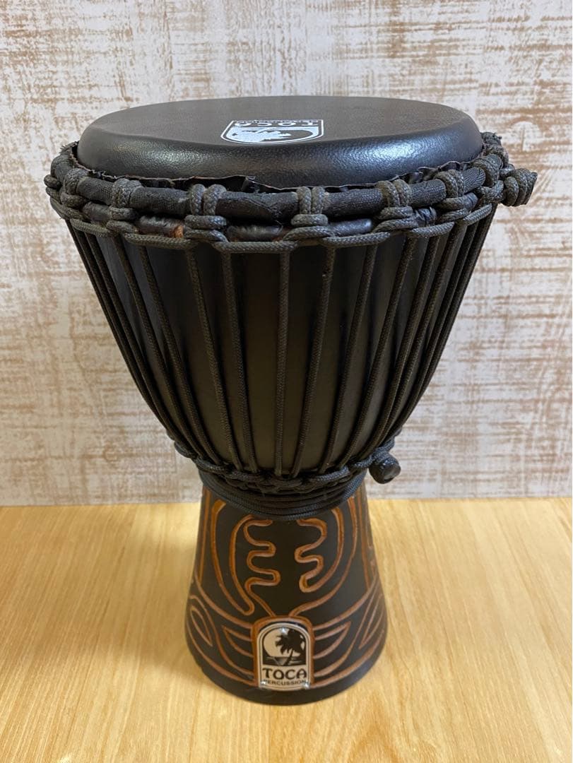 TOCA ジャンベ ブラックマンバ 7インチ ロープチューン パーカッション