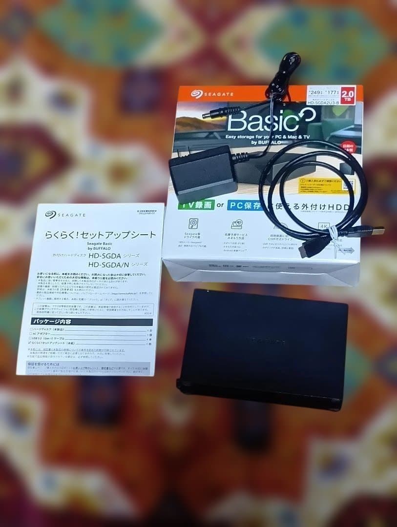 【 でいでいさん専用 】BUFFALO社 Basic 2.0TB 外付けHDD