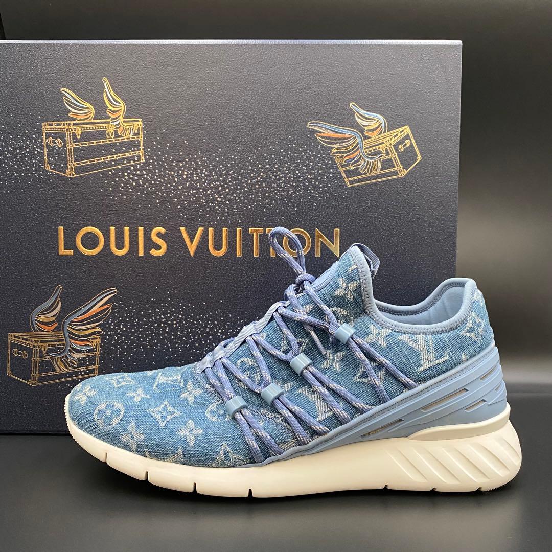 美品】ルイヴィトン ファストレーンライン スニーカー デニム