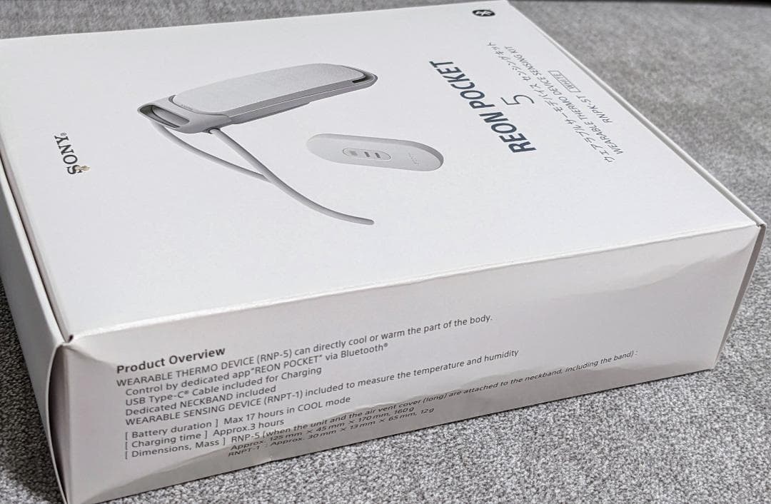 SONY REON POCKET 5 RNPK-5T ウェアラブルサーモデバイス