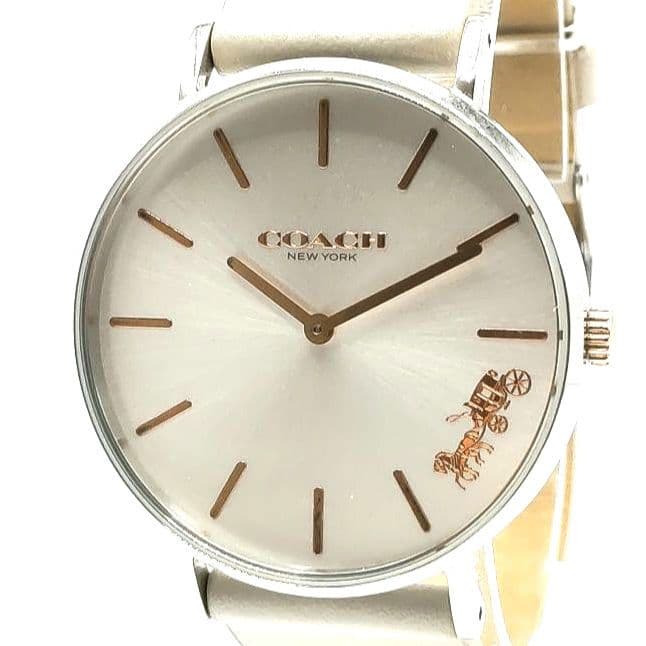 Coach コーチ レディース腕時計 クォーツ 馬車ロゴ 稼働品 箱付き