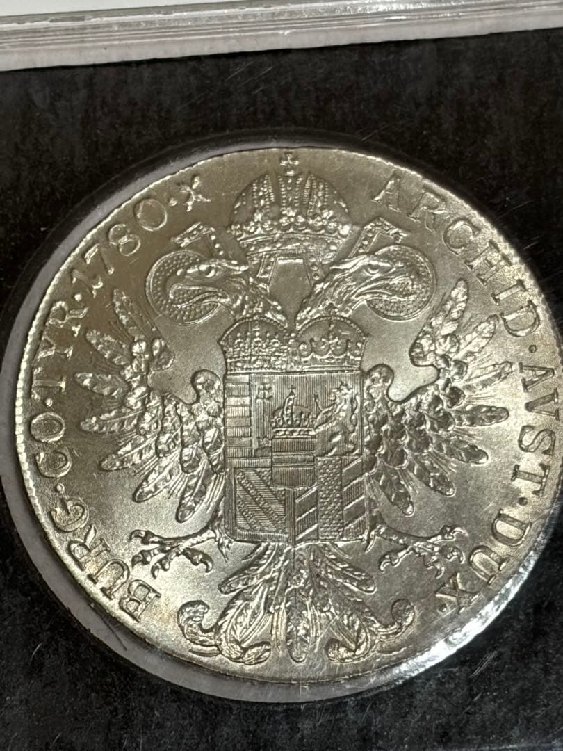 マリアテレジア 銀貨 旧貨幣 シルバー ターラー ターレル銀貨 1780