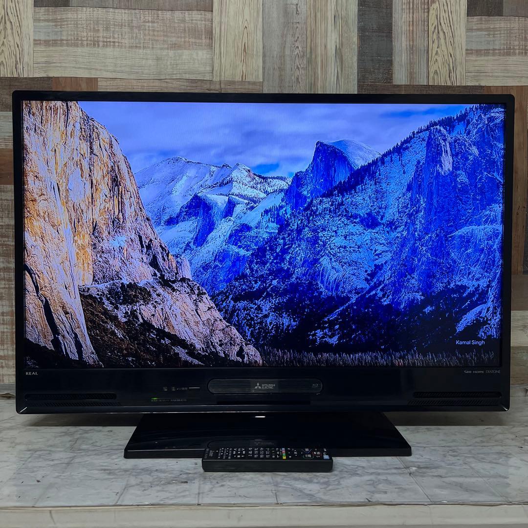 v._.vさん直接受渡三菱40型ブルーレイHDD付Blu-ray⇄HDDダビング