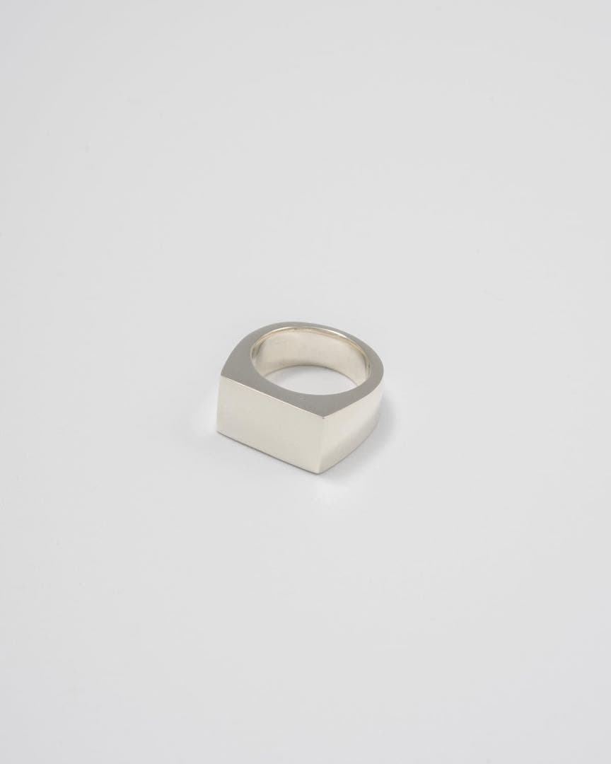 Scat \"Proto\" signet ring (SILVER) 11号