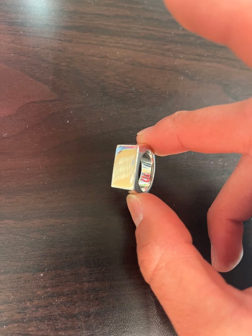 Scat \"Proto\" signet ring (SILVER) 11号