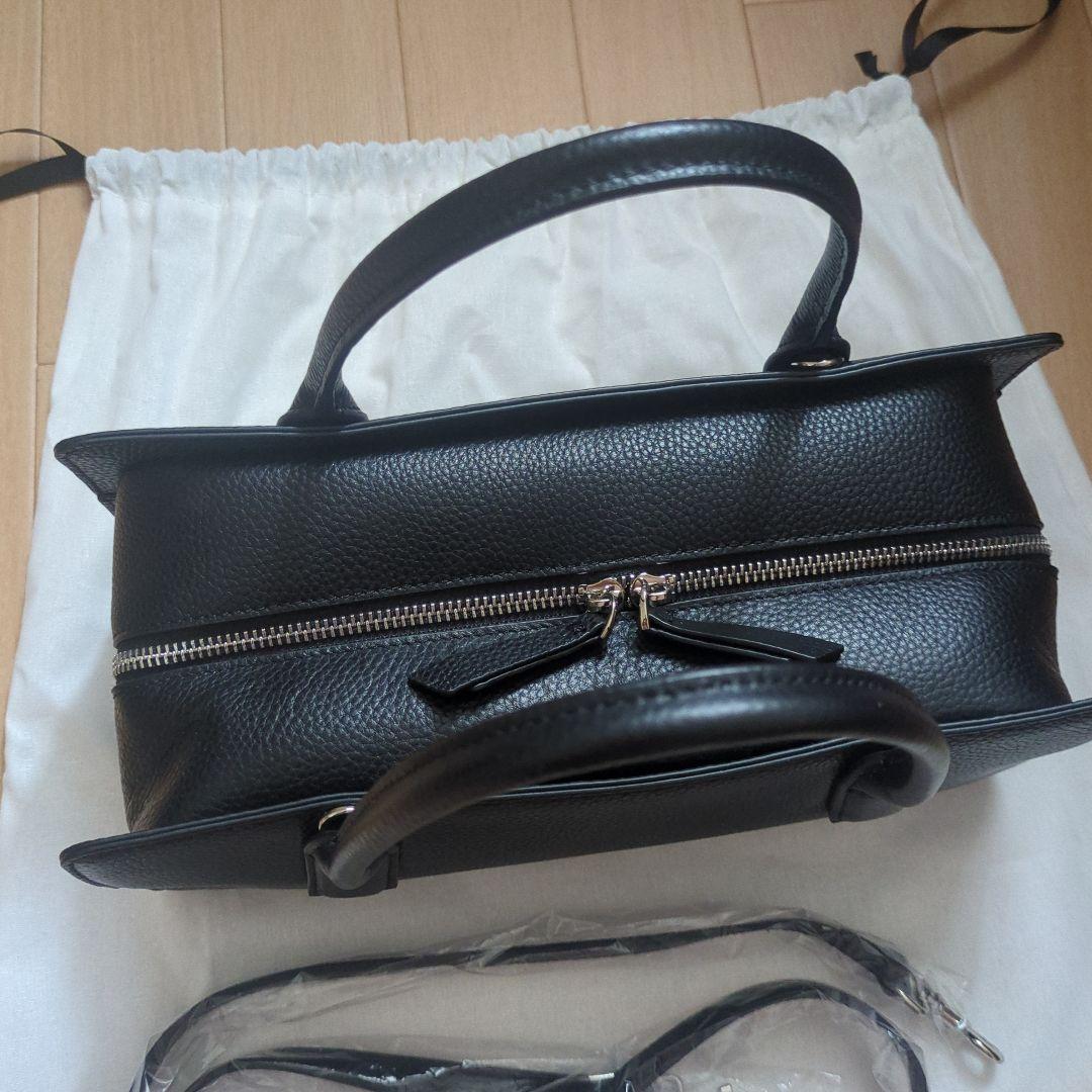 yuki(ドキ子さん)ROOMコラボ】 本革 ボストン 横長バッグ - メルカリ