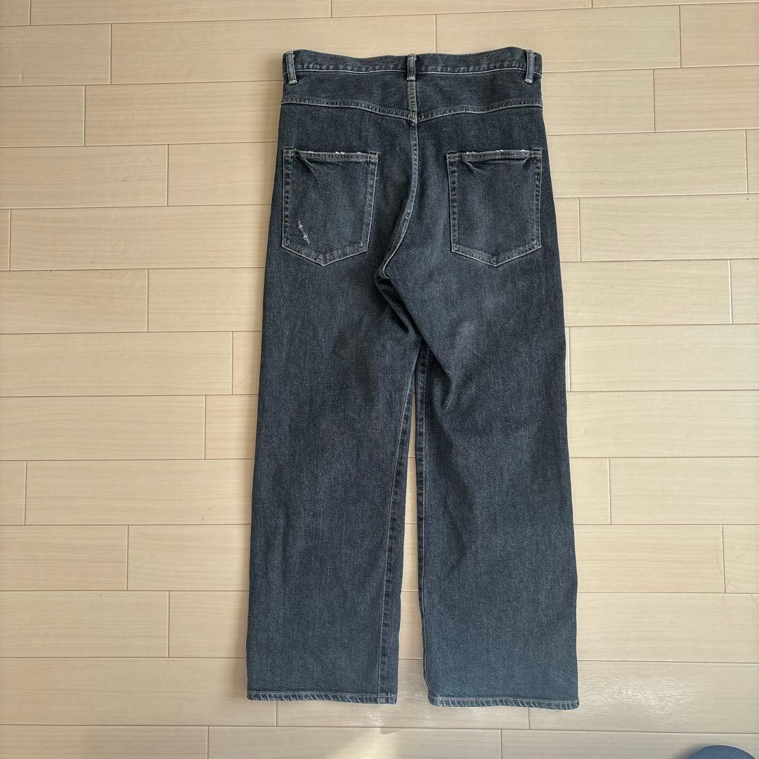 FRAMeWORK デニムストレートパンツ グレー38 FRAMeWORK P1267493304