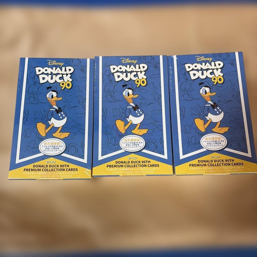 EPOCHドナルドダック90周年プレミアムコレクションカード 3BOX - メルカリ
