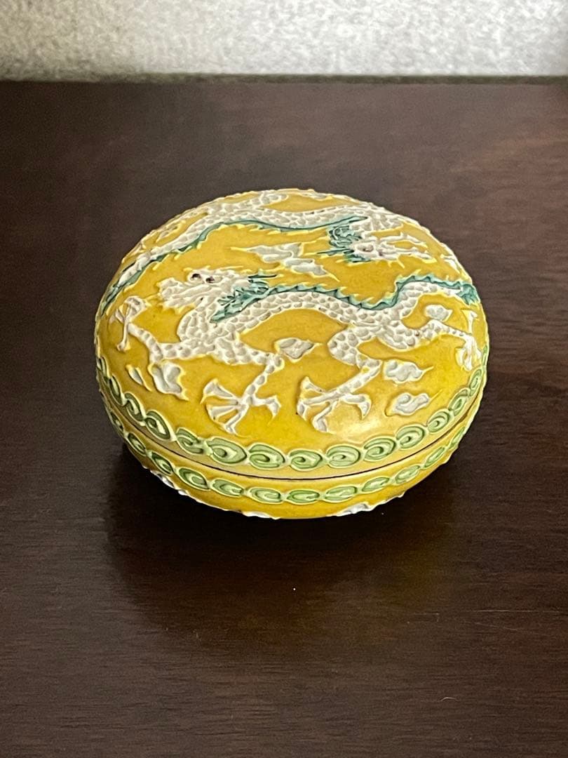 希少　干支香合　陶器製　茶道具　龍　ドラゴンインテリア　置物 希少 干支香合 陶器製 茶道具 龍 ドラゴンインテリア 置物 龍 置物 龍