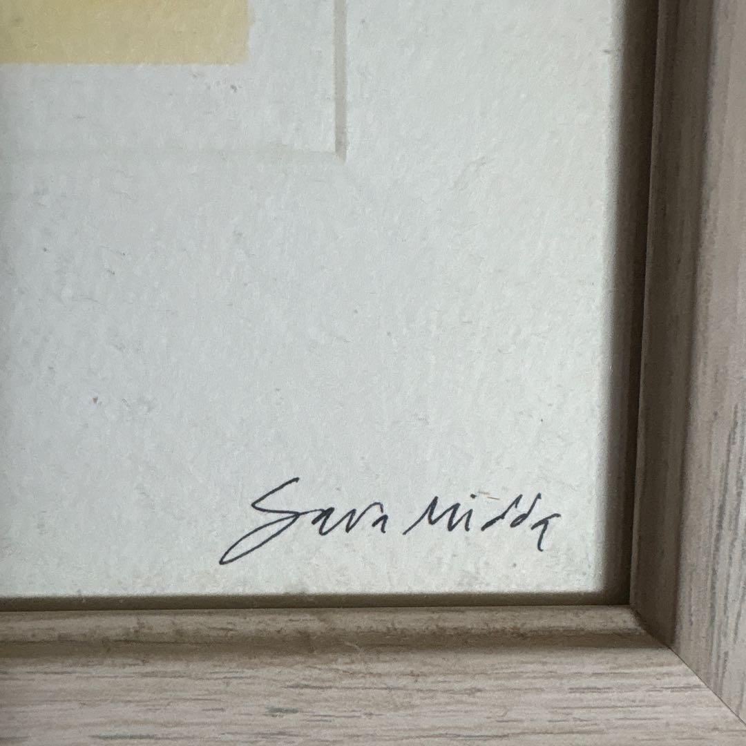 サラ.ミッダ 絵画 サイン入り - メルカリ
