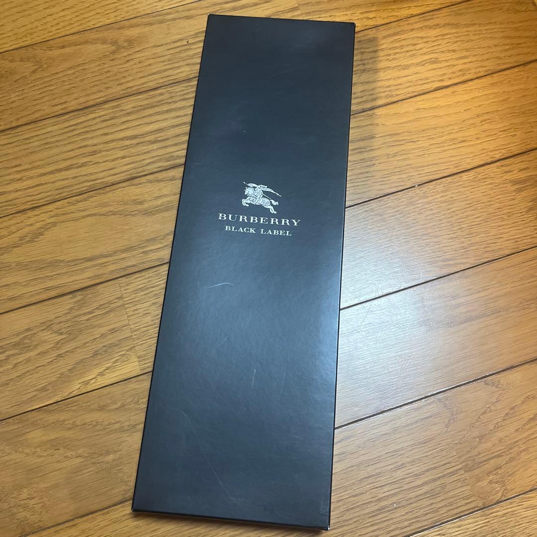 シルク100% BURBERRY BLACK LABEL ネクタイ ストライプ - 小物