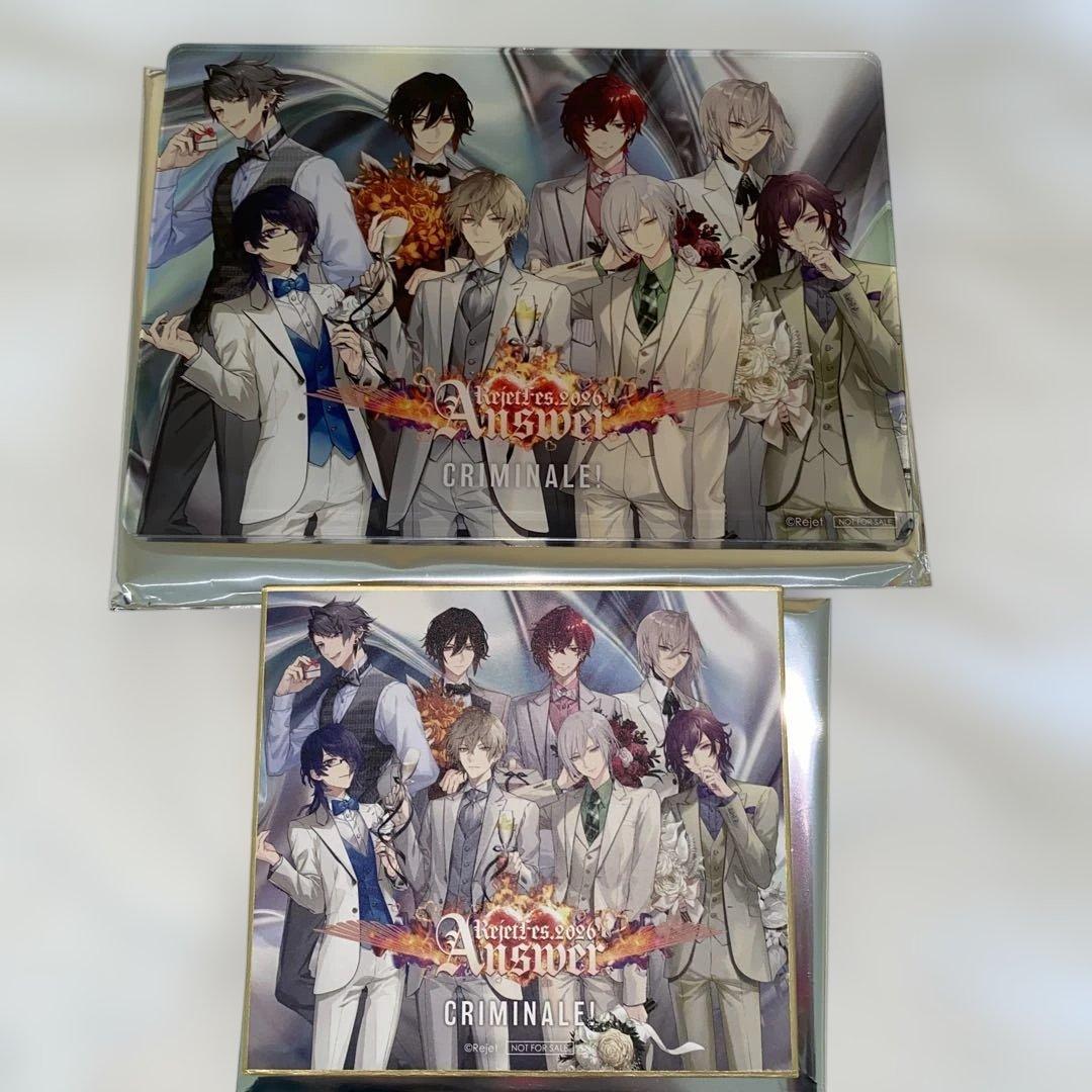 上*️様 リジェフェス2026 A5アクリルパネル 色紙 クリミナーレ - メルカリ