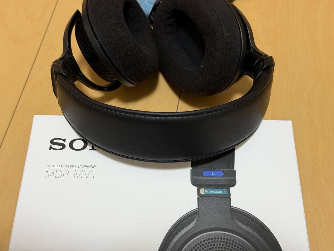 ソニー MDR-MV1 モニターヘッドホン 背面開放型 ブラック